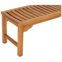 Teak Wood Santa Monica Backless Bench - 4 foot