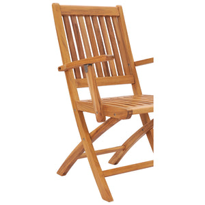 Teak Wood Santa Barbara Folding Arm Chair (set of 2)