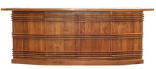 Waxed Teak Wood Large Key West Bar - La Place USA Furniture Outlet