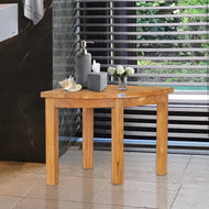 Teak Wood Miami Shower Stool - La Place USA Furniture Outlet