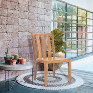 Teak Wood Boston Side Chair - La Place USA Furniture Outlet