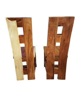 Suar Madeira Live Edge Dining Chair - La Place USA Furniture Outlet