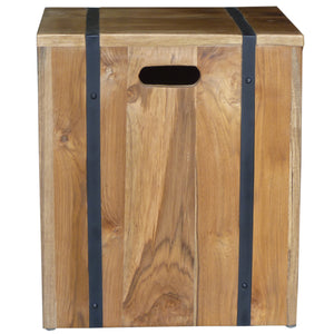 Recycled Teak Wood Lubang Side Table