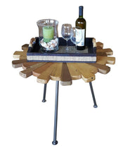 Teak Wood Matahari Side Table - La Place USA Furniture Outlet