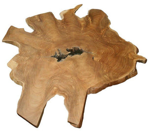 Teak Wood Abstract Coffee Table - La Place USA Furniture Outlet