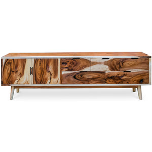 Tarraco Live Edge Suar Wood Buffet with 2 doors/5 drawers