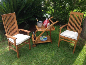Teak Wood West Palm Arm Chair - La Place USA Furniture Outlet