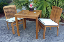 Teak Wood Belize Stacking Side Chair - La Place USA Furniture Outlet