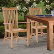 Teak Wood Balero Arm Chair - La Place USA Furniture Outlet