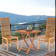 Teak Wood West Palm Side Chair - La Place USA Furniture Outlet