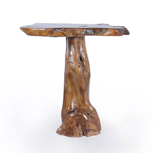 Teak Wood Slab Bar Table - La Place USA Furniture Outlet