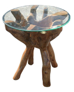 Teak Wood Root Side Table - La Place USA Furniture Outlet