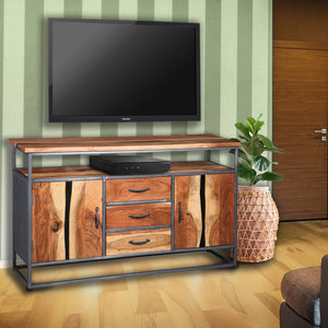 Oceanside Recycled Acacia Wood Buffet/Media Center