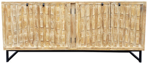 Charleroy Mango Wood Side Board - La Place USA Furniture Outlet