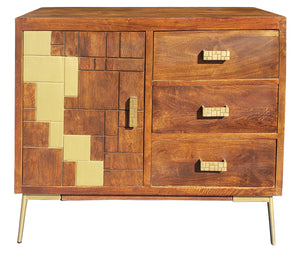 Montevideo Mango Wood Cabinet - La Place USA Furniture Outlet