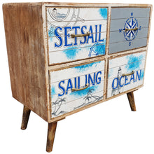 Seaside Mango Wood Chest with 4 Drawers - La Place USA Furniture Outlet