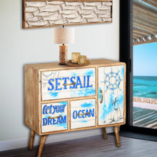Seaside Recycled Mango Wood Chest with 3 Drawers