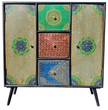 Madagascar Mango Wood Cabinet with 3 Drawers and 2 Doors - La Place USA Furniture Outlet