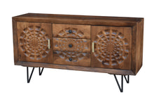 Aztec Recycled Mango Wood Buffet with 3 Drawers and 2 Doors