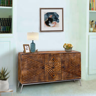Winik Recycled Mango Wood Buffet with 3 Drawers and 2 Doors