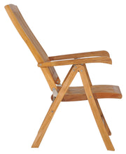 Teak Wood Miami Reclining Chair - La Place USA Furniture Outlet