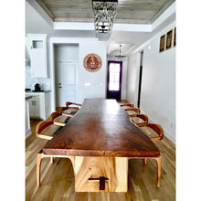 Suar Live Edge Unique Slab Dining Table / Conference Table - 118" Long (choice of table tops)