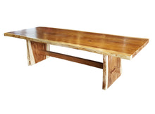 Suar Live Edge Unique Slab Dining Table - 118" Long (choice of table tops) - La Place USA Furniture Outlet