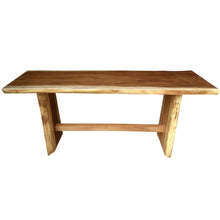 Suar Live Edge Unique Slab Bar Table, 98 Inch - La Place USA Furniture Outlet