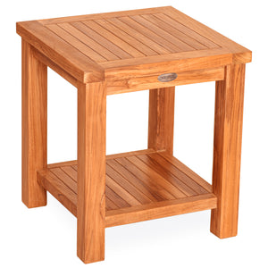 Teak Wood Tundra Square Side Table