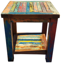 Marina Del Rey Recycled Teak Wood Boat Side Table - La Place USA Furniture Outlet