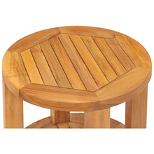Teak Wood Tundra Round Patio Side Table