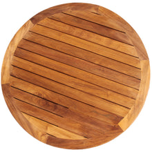 Teak Wood Bahama Round Coffee Table, 31 inch - La Place USA Furniture Outlet