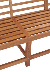 Teak Wood Lutyens Quadruple Bench, 8 Foot - La Place USA Furniture Outlet