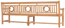 Teak Wood O Bench Extra Large, 8 Foot - La Place USA Furniture Outlet