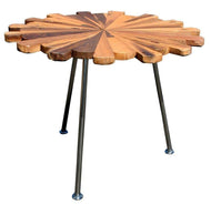 Teak Wood Matahari Side Table - La Place USA Furniture Outlet